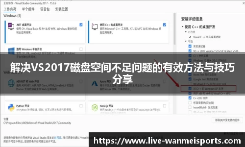 解决VS2017磁盘空间不足问题的有效方法与技巧分享